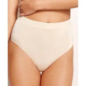 Wacoal Womens B-Smooth Seamless Brief Sz Medium Nude Sand Underwear 838175